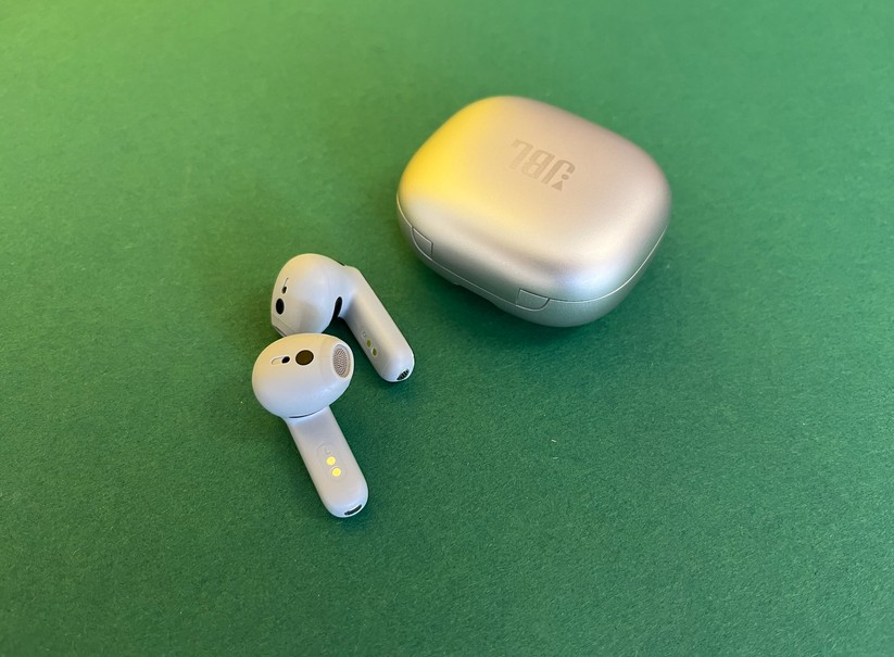 Die JBL Live Flex kommen in einem kompakten Lade-Case 