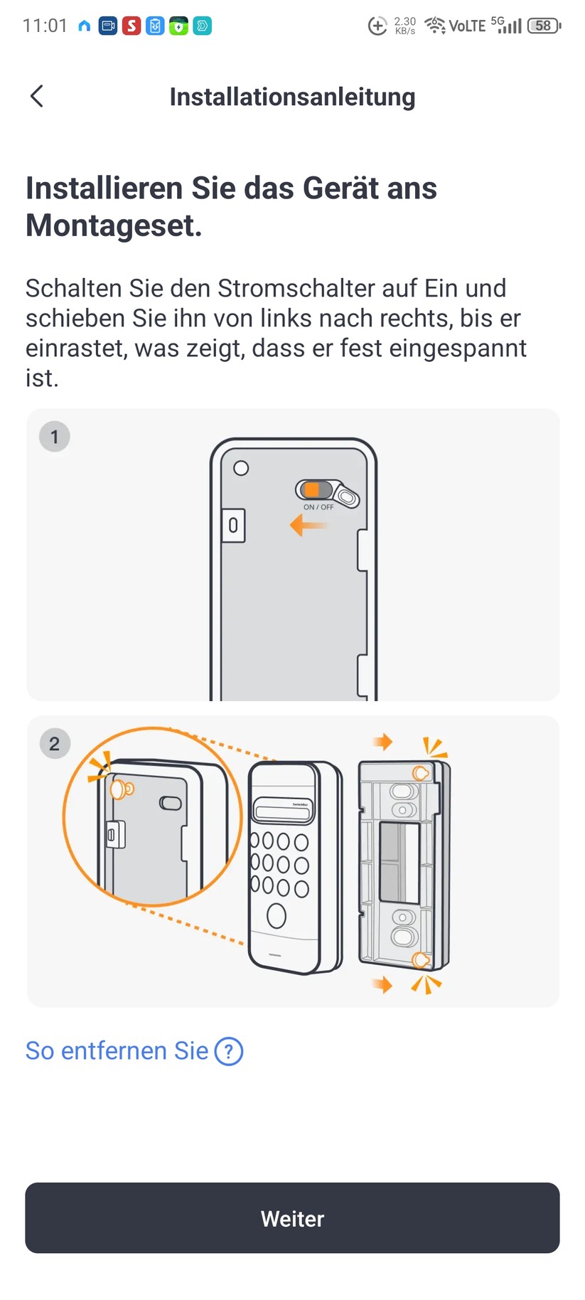 Lock Ultra, Keypad, Hub Mini: Die Einrichtung erfolgt über die Switchbot-App.