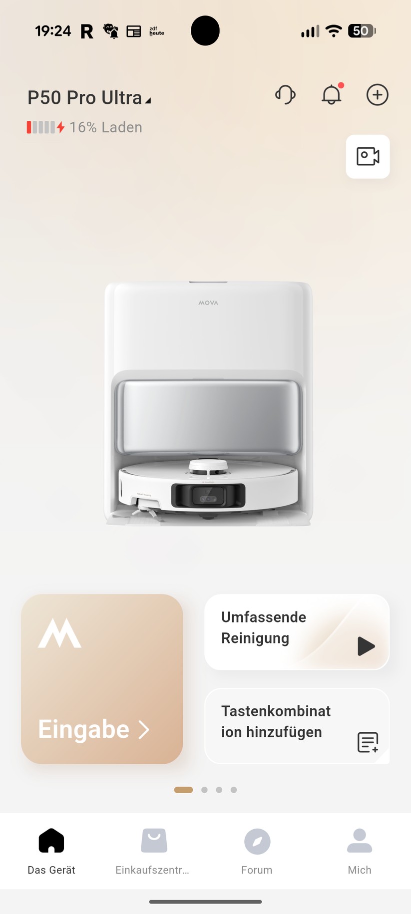 Mova P50 Pro Ultra – App & Einrichtung