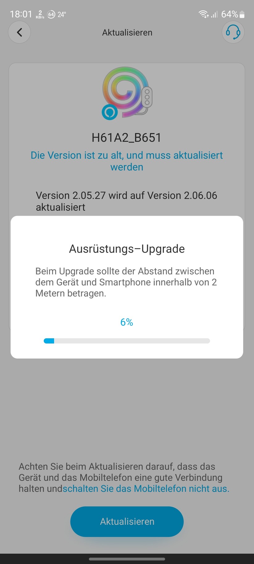 Govee RGBIC-LED-Streifen: App