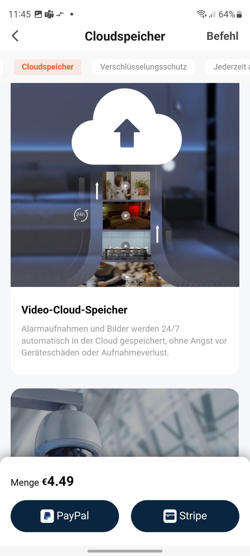 Visortech LED-Außenwandleuchte mit 2K-Überwachungskamera (ZX-5319-919): Tuya-App, Einrichtung, Konfiguration