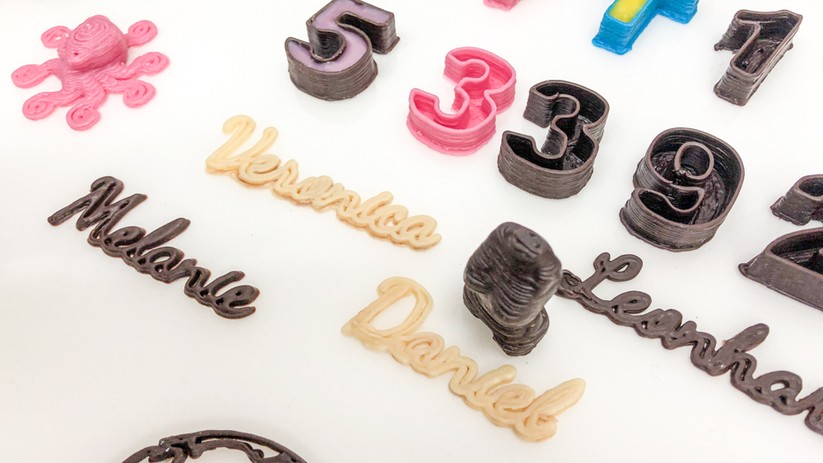 Druckqualität des Schokoladen-3D-Druckers mycusini 2.0