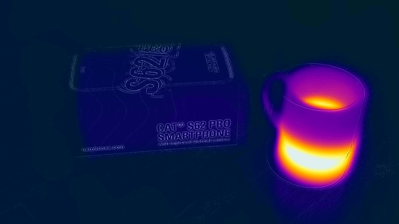 Infrarotaufnahme mit dem Cat S62 Pro