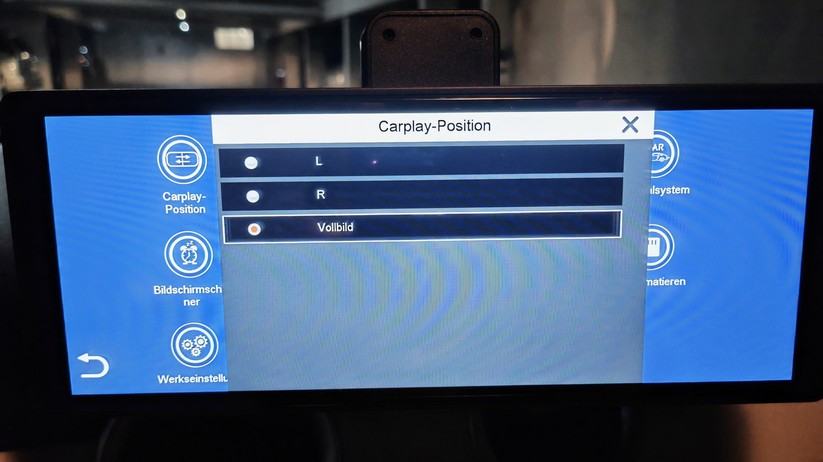 Lescars IPS-HD-Touchscreen mit Dashcam für Android Auto & Apple Carplay
