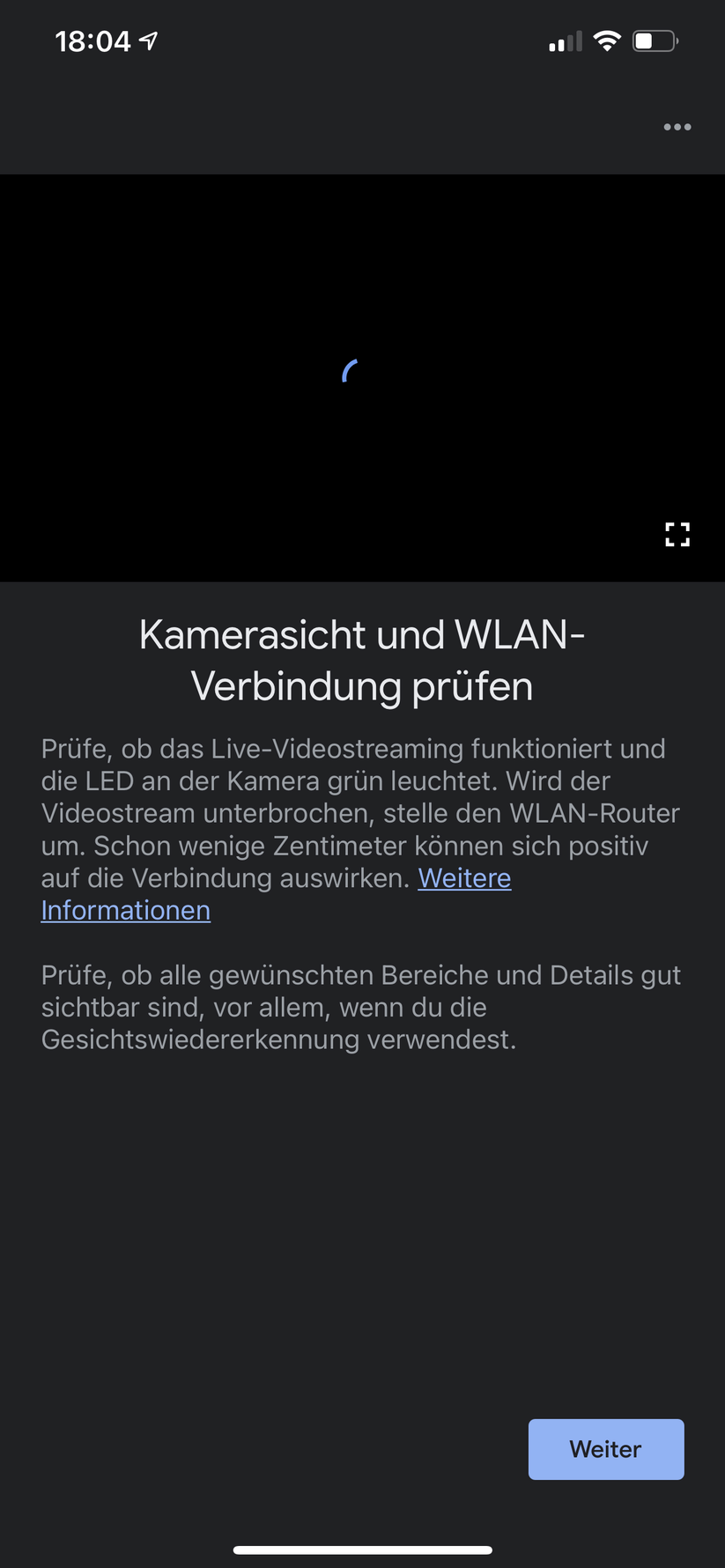 Google Home App für Nest Floodlight 