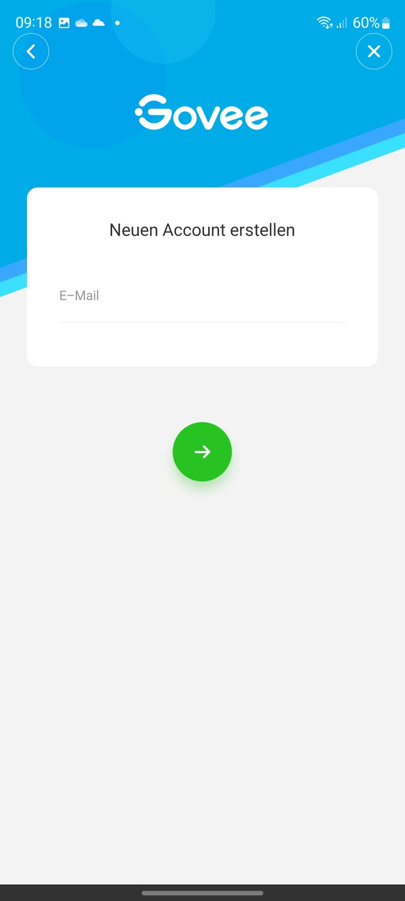 Govee RGBIC-LED-Streifen: App