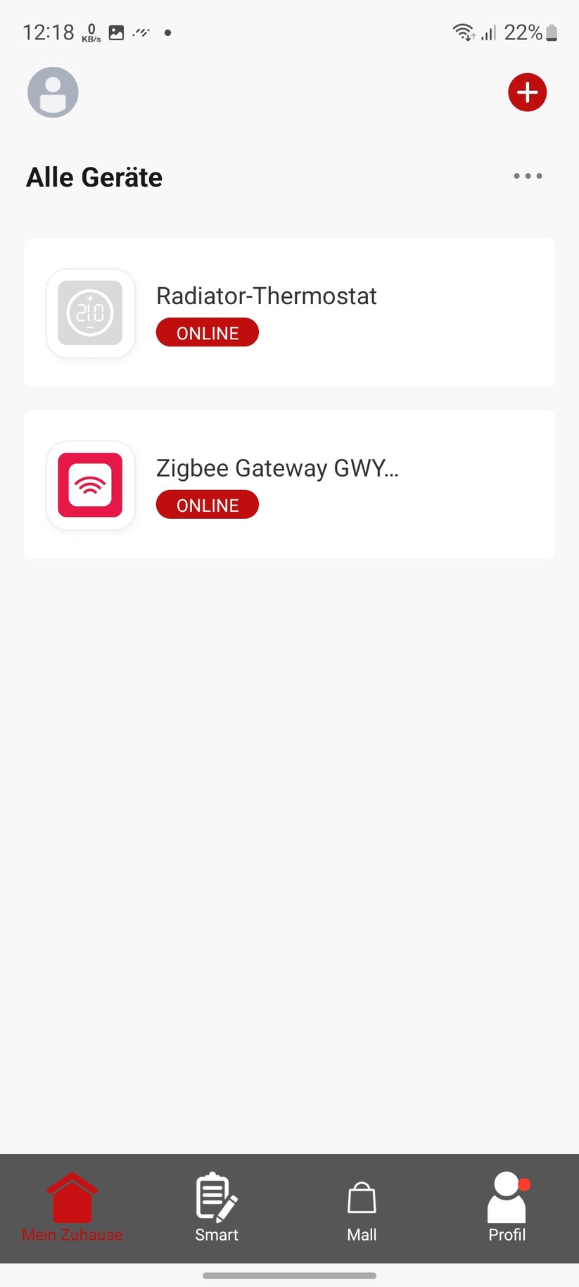  App - Inbetriebnahme
