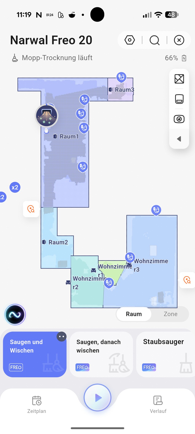 Narwal Freo 20 – App & Einrichtung