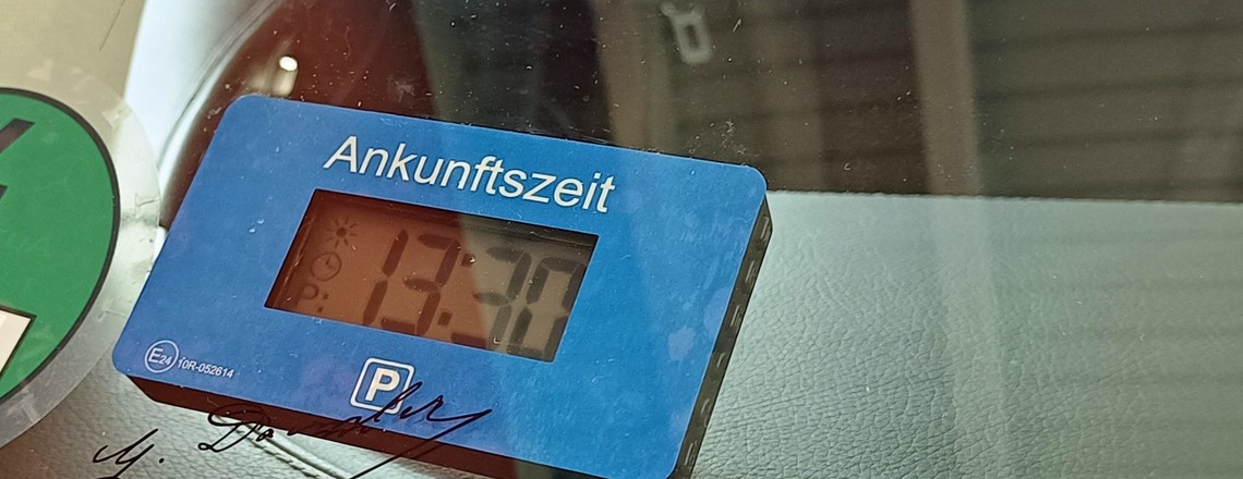 Die elektronische Parkuhr Parkwächter V1