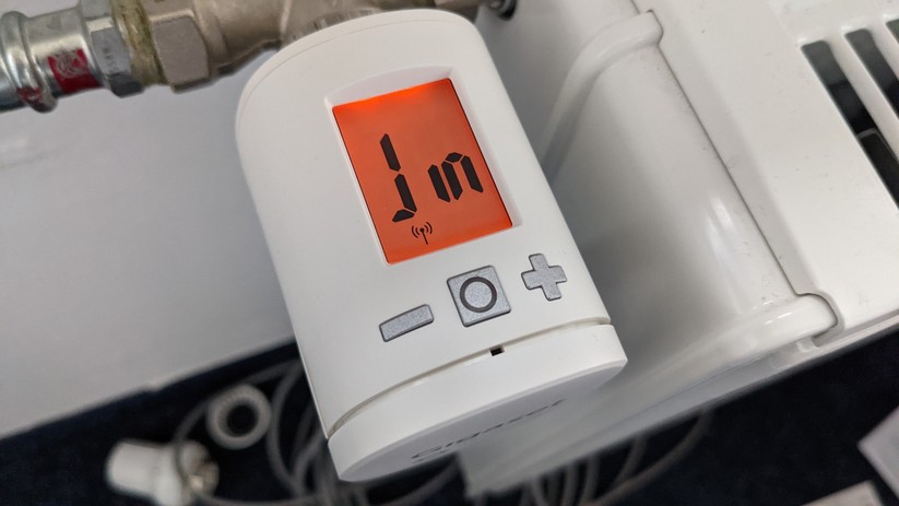Das Gigaset Thermostat ist bereit für die Installation.