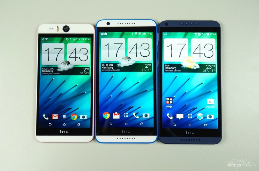 HTC Desire: Vergleich mit Desire EYE und Desire 816