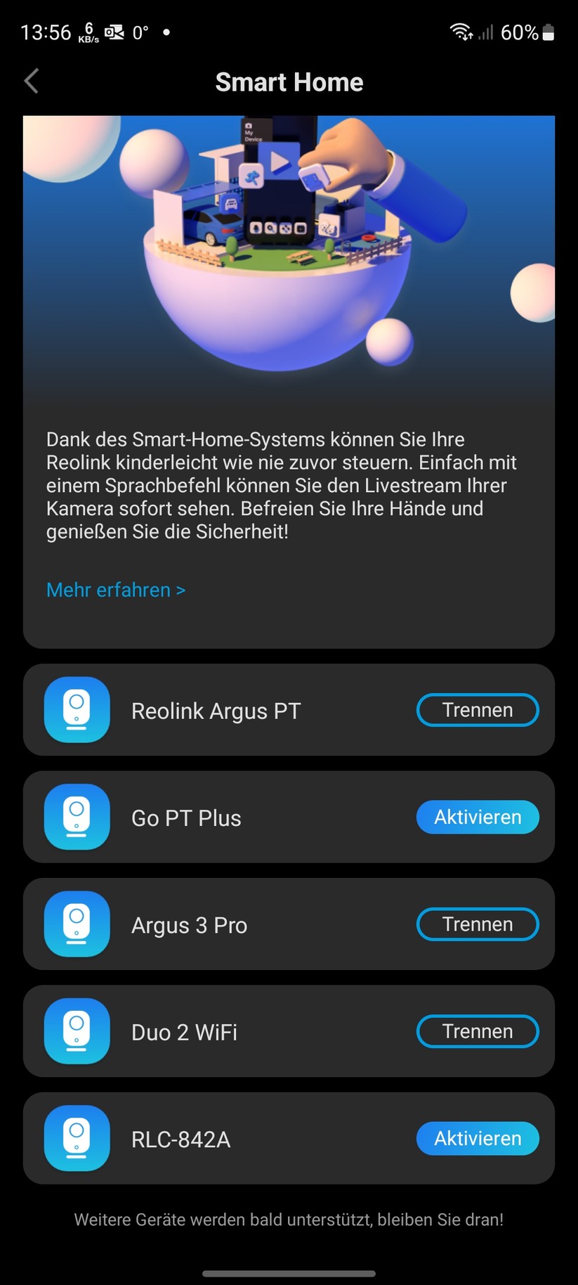 Reolink RLC-842A: Einrichtung und Einstellungen mit Reolink-App 