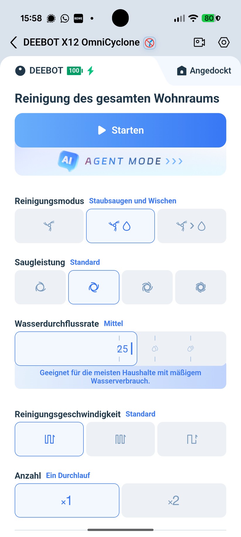 Ecovacs X12 Omni Cyclone – App & Einrichtung