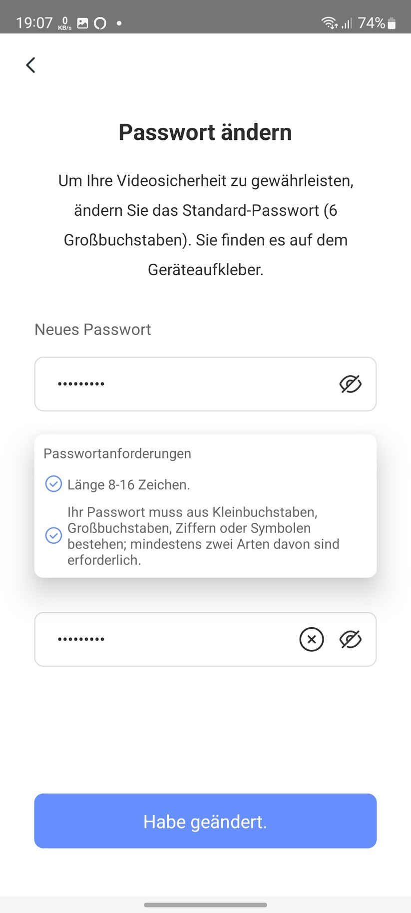Ezviz C8W Pro 2K: Einrichtung