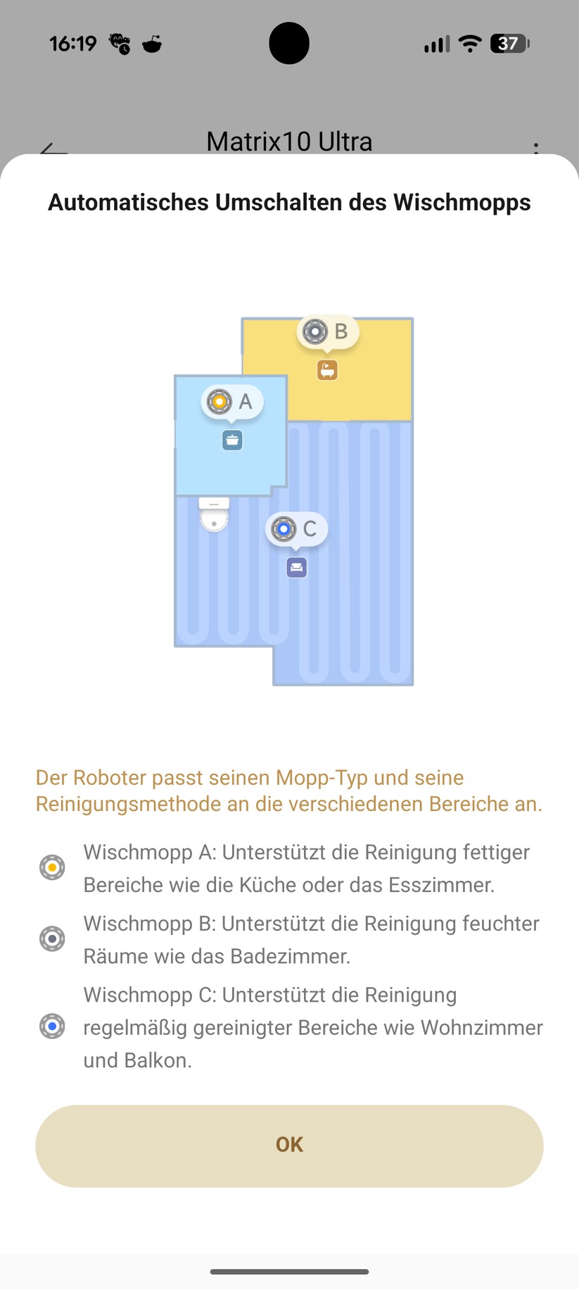 Dreame Matrix 10 Ultra – App & Einrichtung