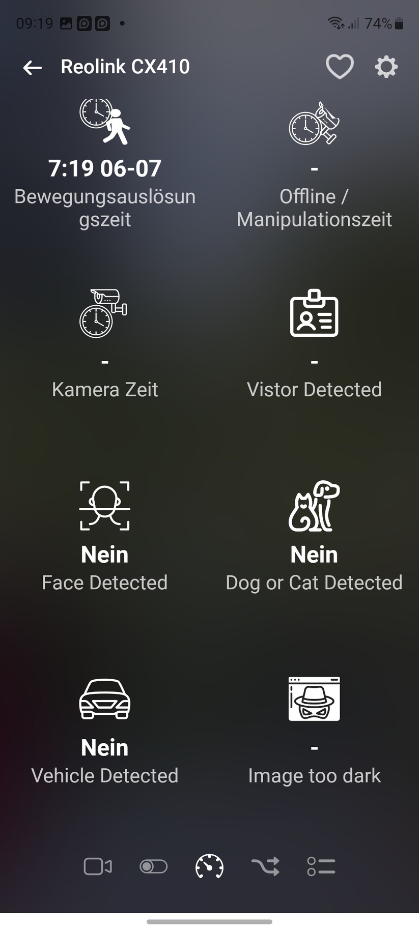 Reolink CX410: Integration in Homey Pro