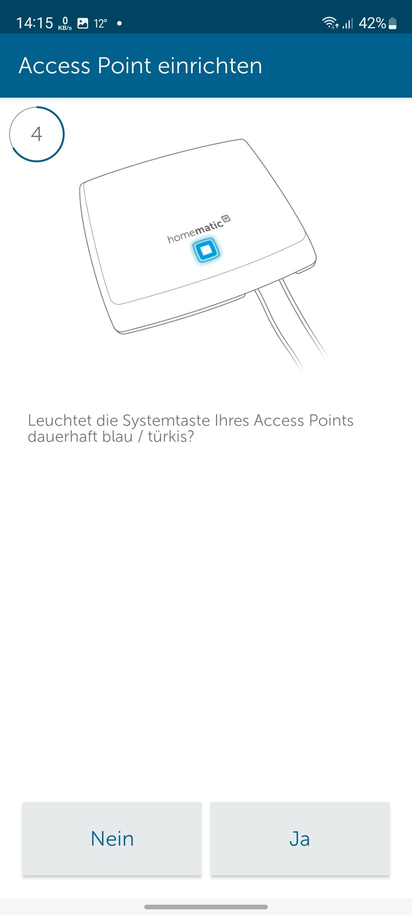  Inbetriebnahme mit App