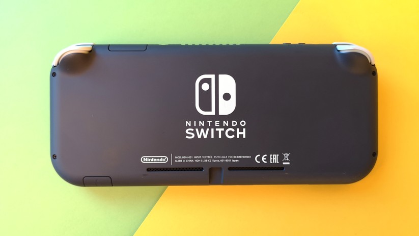 Die Rückseite der Switch Lite.