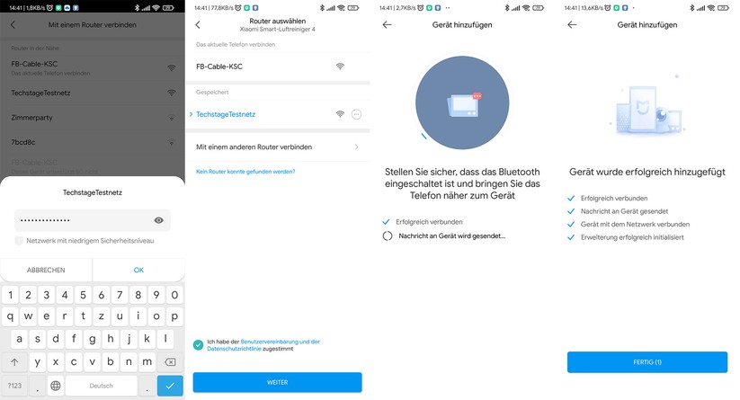  Inbetriebnahme mit Xiaomi-Home-App