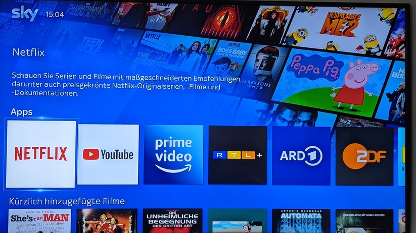 Sky Q IPTV Box Screenshots