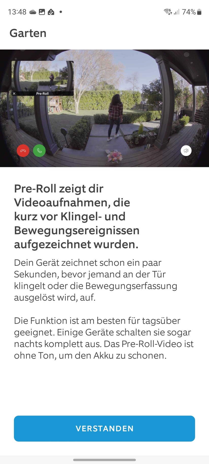 Ring Stick Up Cam Pro Akku: Die Kamera bietet viele Funktionen und Konfigurationsmöglichkeiten.