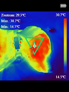 Testaufnahmen Topdon TC004 Mini