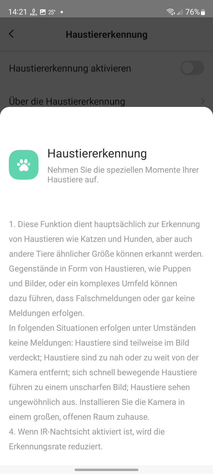 Ezviz C6 2K+: Einstellungen