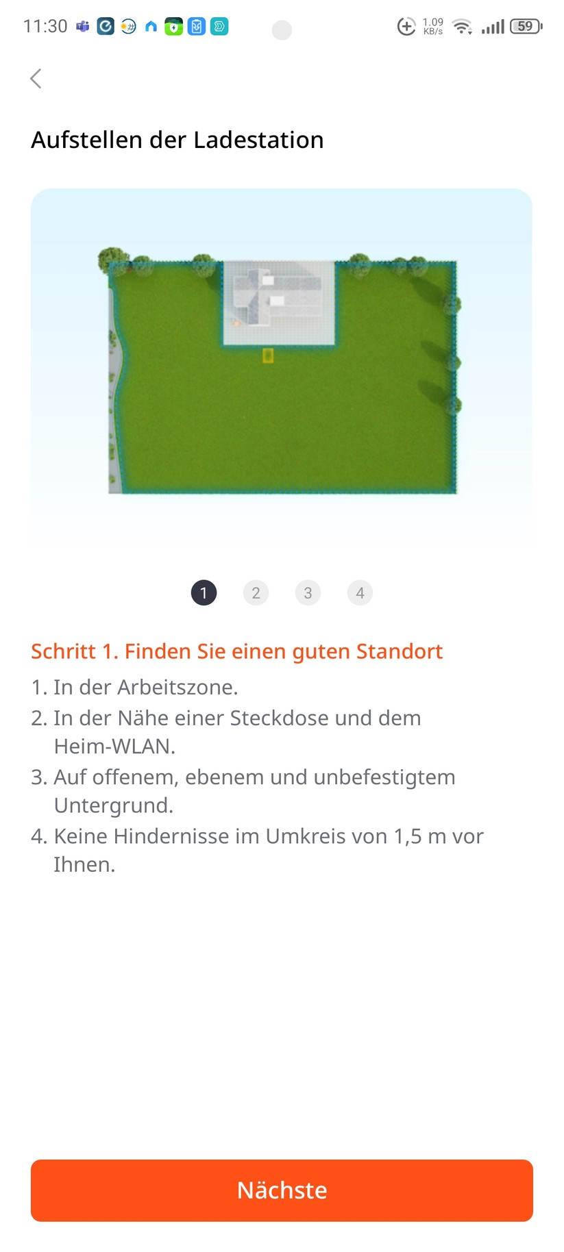  Inbetriebnahme und Kartierung