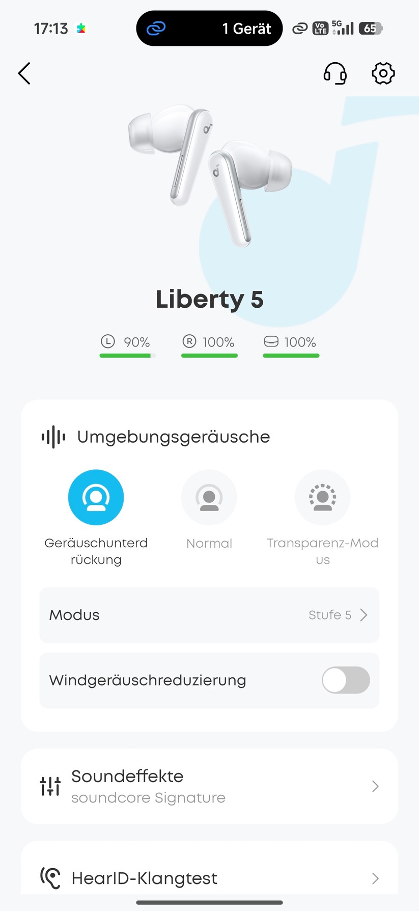 Soundcore Liberty 5 Screenshot