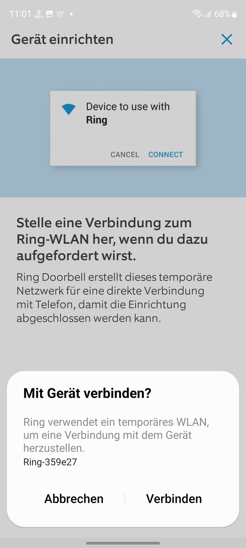 Ring Doorbell 4: Einrichtung