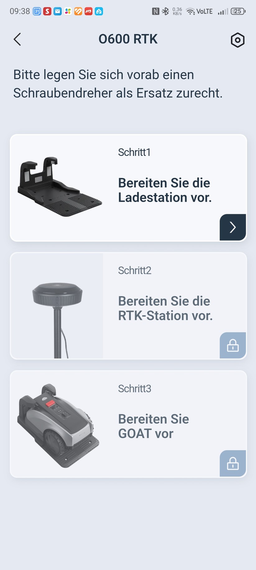 Ecovacs-App: Einrichtung 