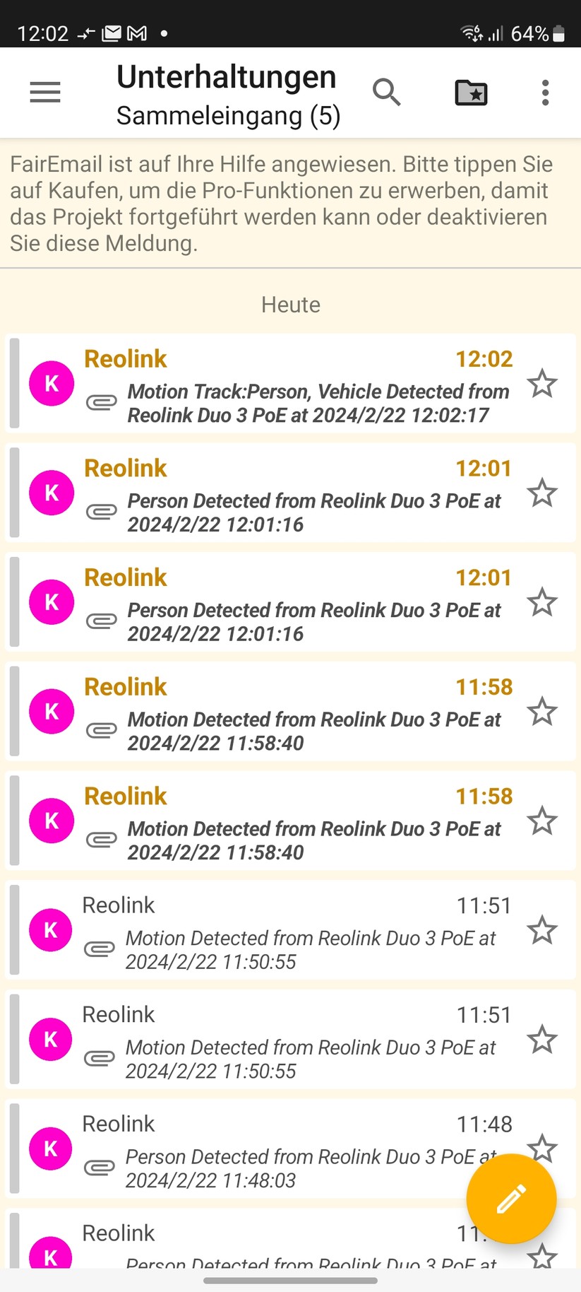 Reolink Duo 3 PoE: Bewegungsspur, Testaufnahmen, Zoom, Stitching