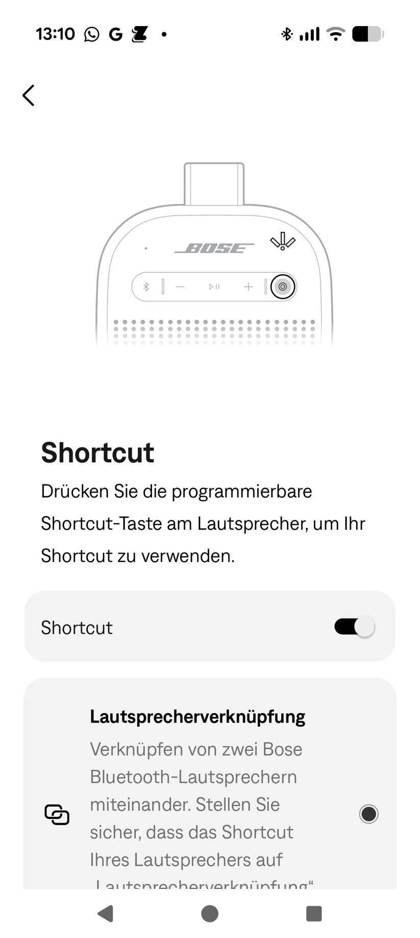 Bose Soundlink Micro 2 Screenshot