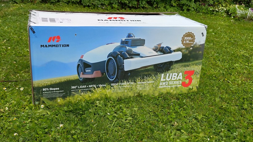 Mammotion Luba 3 AWD 3000: LiDAR, RTK und KI-Kameras, 40 cm Schnittbreite und 12-Ah-Akku