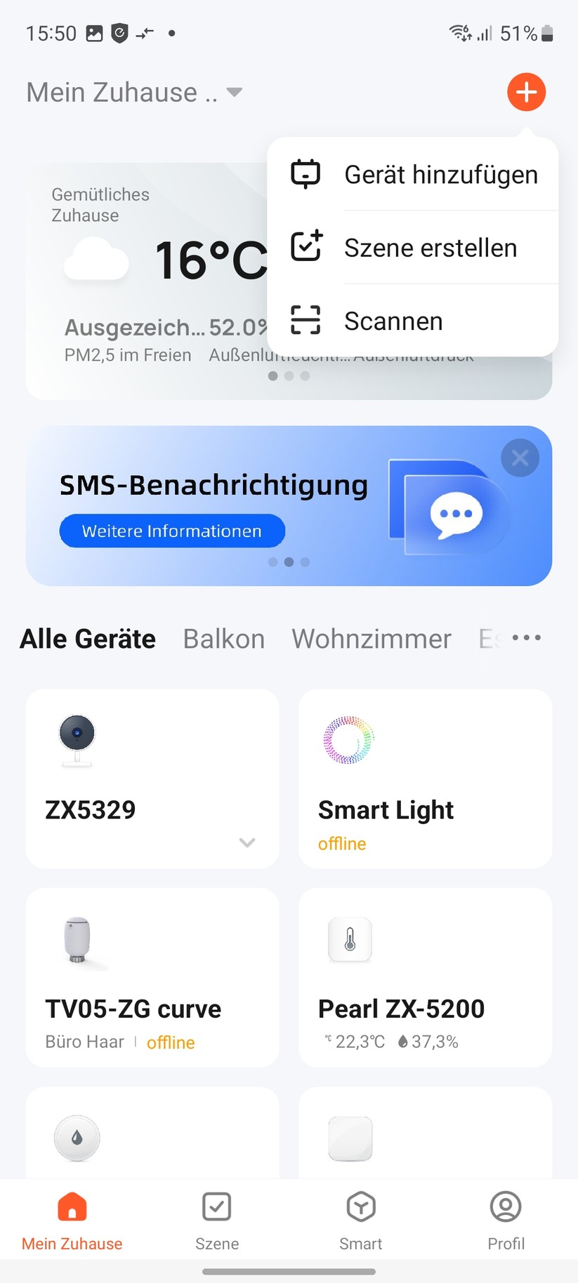 7Links IPC-300 (ZX5329): Dank Onvif-Kompatibilität können Anwender die Überwachungskamera auch mit Dritthersteller-Software wie Onvier (Android) und Synology Surveillance Station ansteuern.