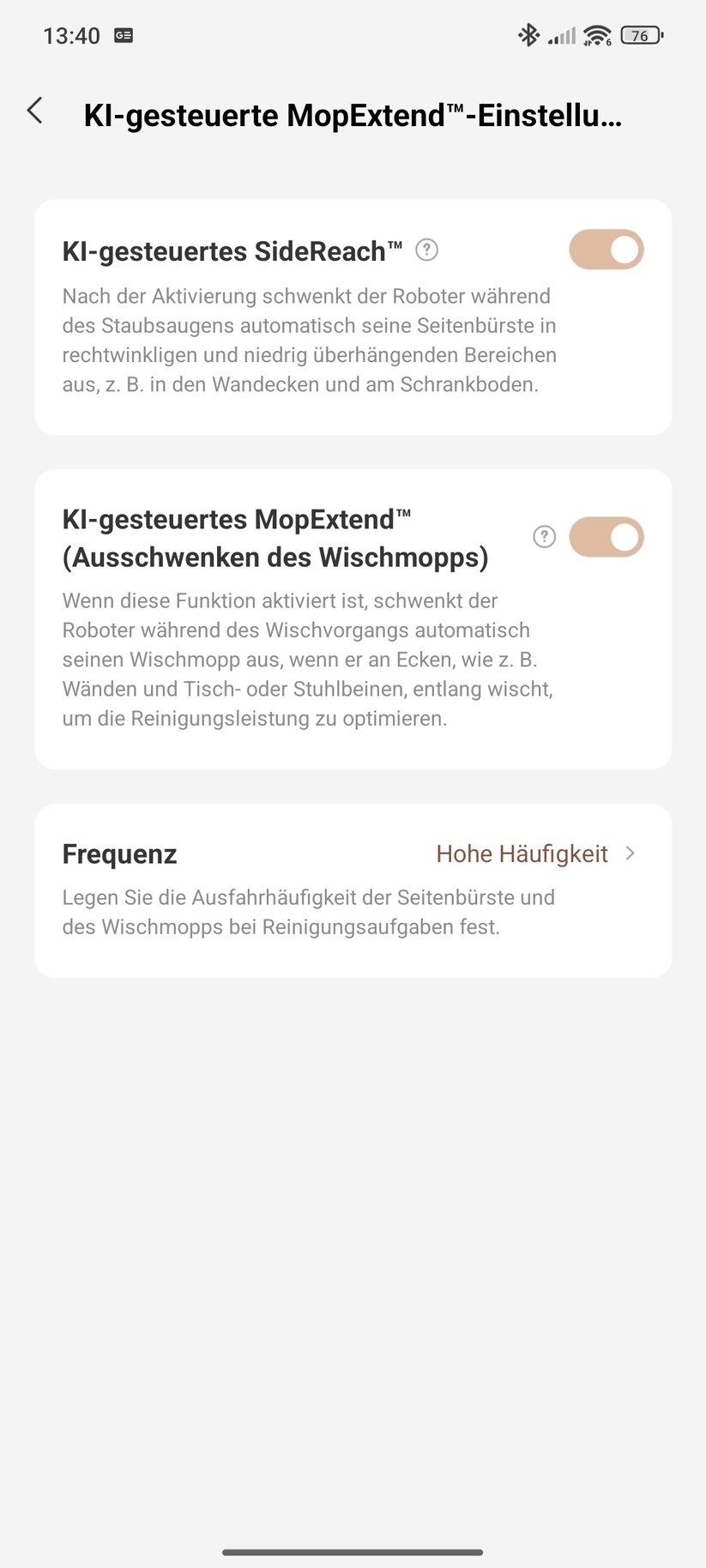 Mova Z60 Ultra Roller – App