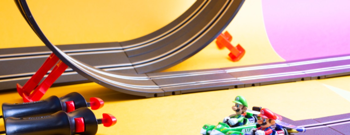 Mario Kart Carrera Bahn im Test: Autos mit Nintendo-Lizenz