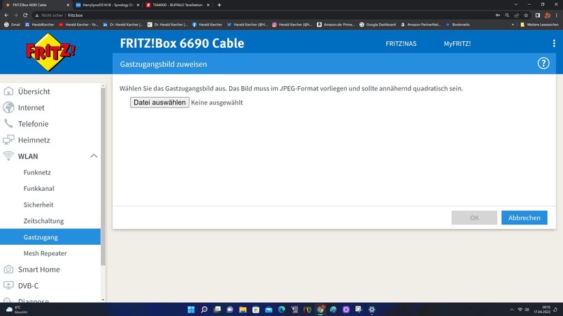 Fritzbox 6690 Cable - Konfiguration 