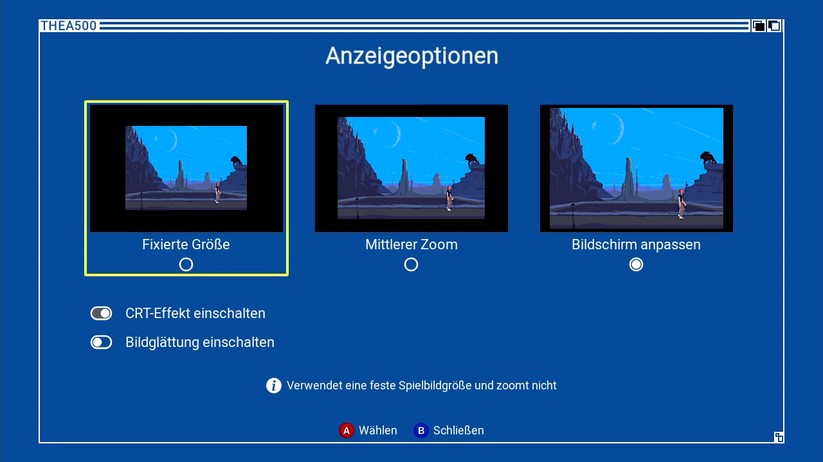 The A500 Mini - Software