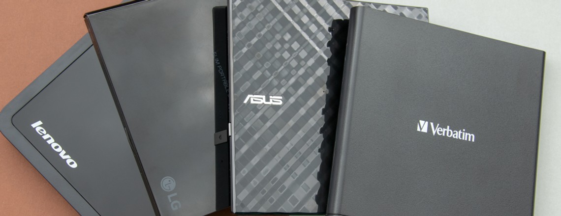 Vier externe CD/DVD-Brenner mit USB 2.0 im Vergleichstest