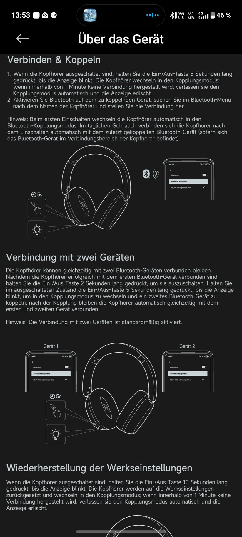 Xiaomi Redmi Headphones Neo Screenshot
