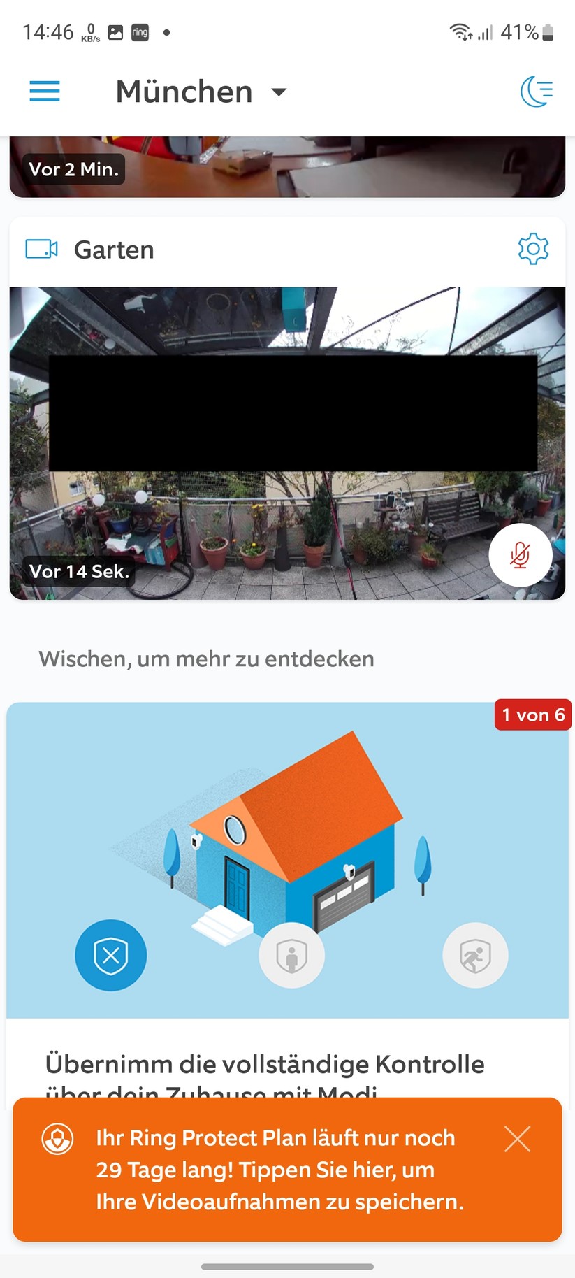 Ring Floodlight Cam Wired Plus: App
