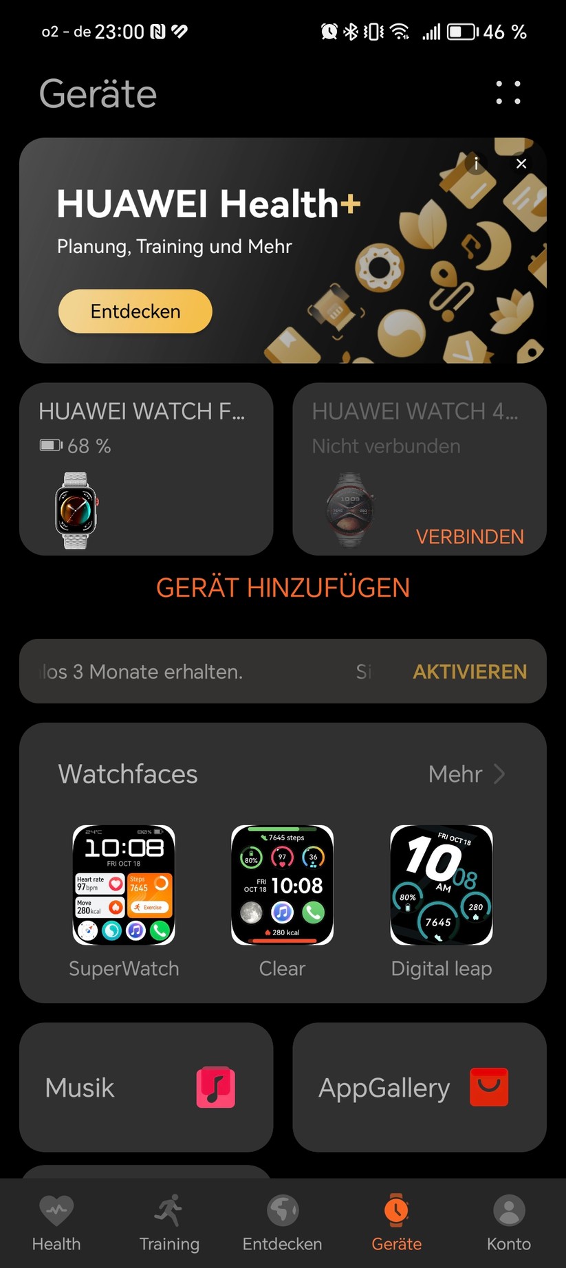 Huawei Watch Fit 3 - Health-App