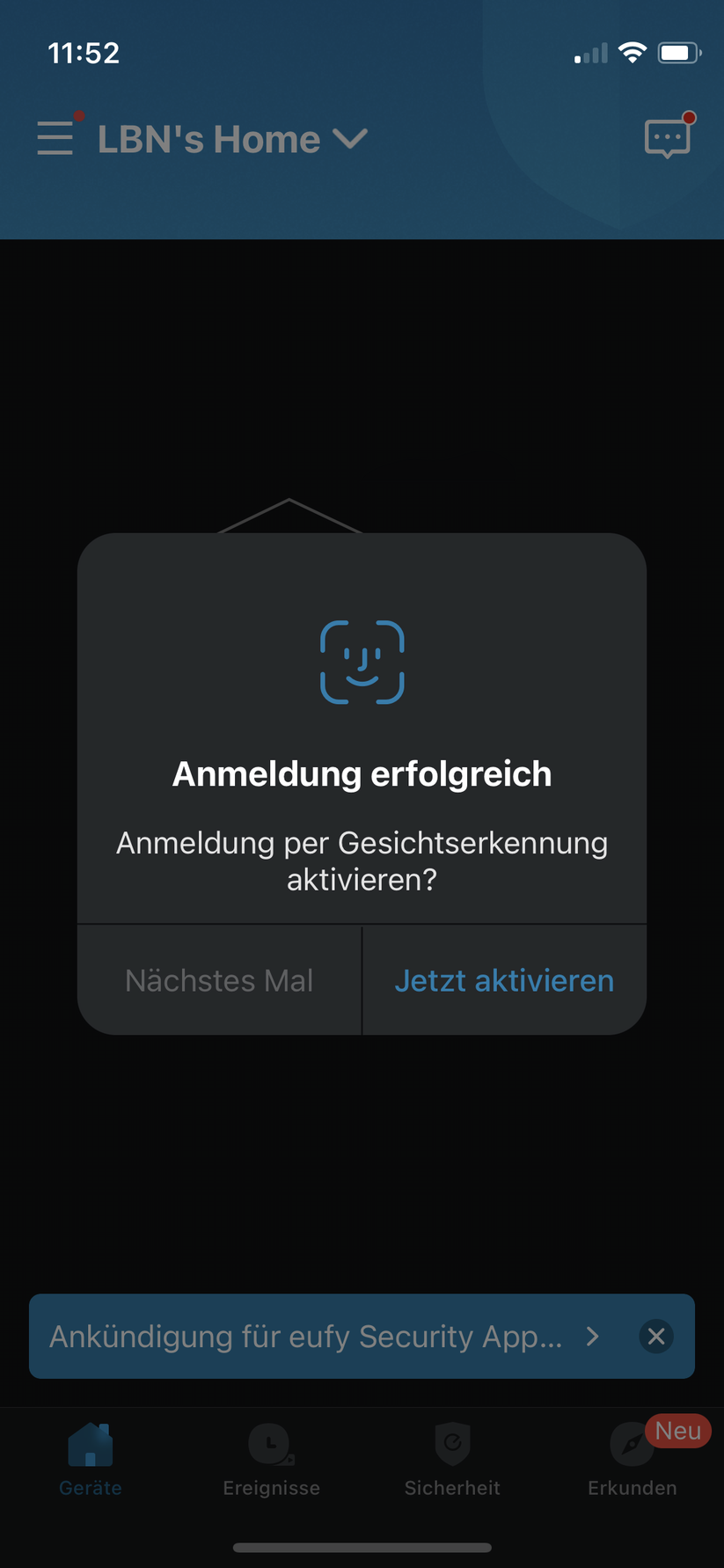 Eufy Indoor Cam 2K Pan &Tilt im Setup