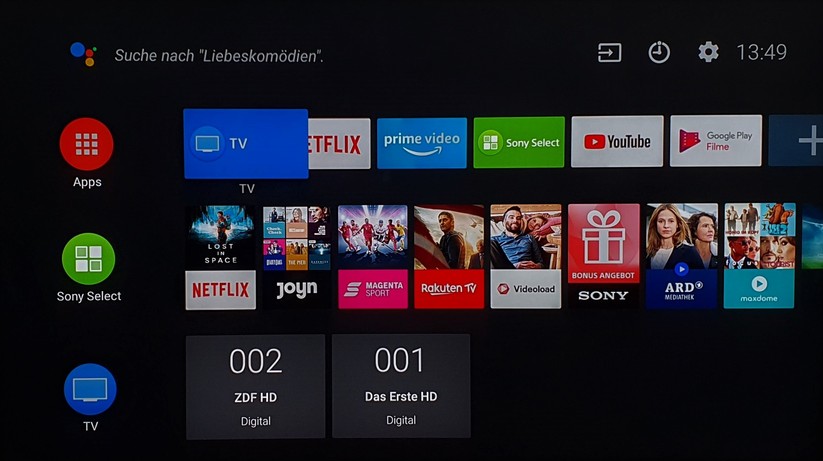 Kachelartiger Aufbau, klare Struktur und sehr viele Apps: das ist Android TV.
