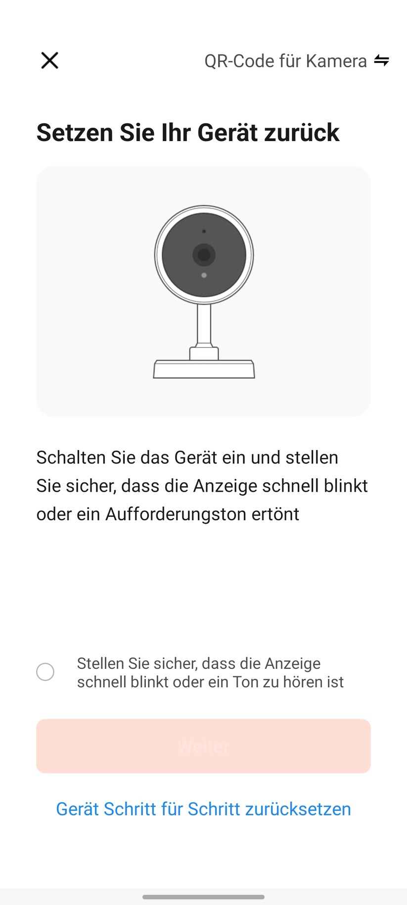 Visortech Floodlight Cam ZX-5326: Einrichtung und App-Einstellungen