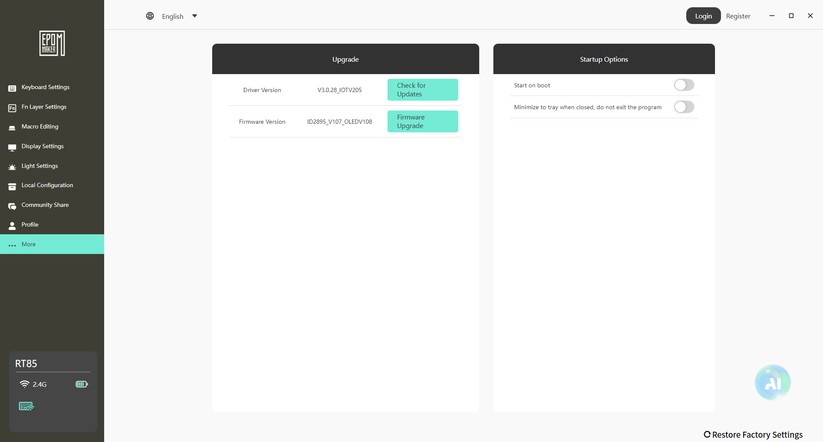 Epomaker RT85 - Bilder App 