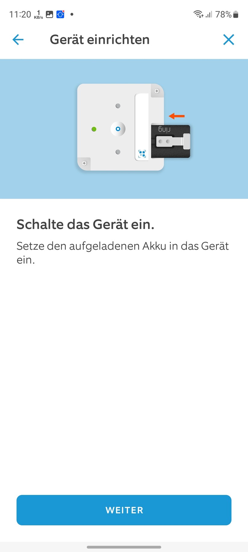 Ring Intercom: Einrichtung