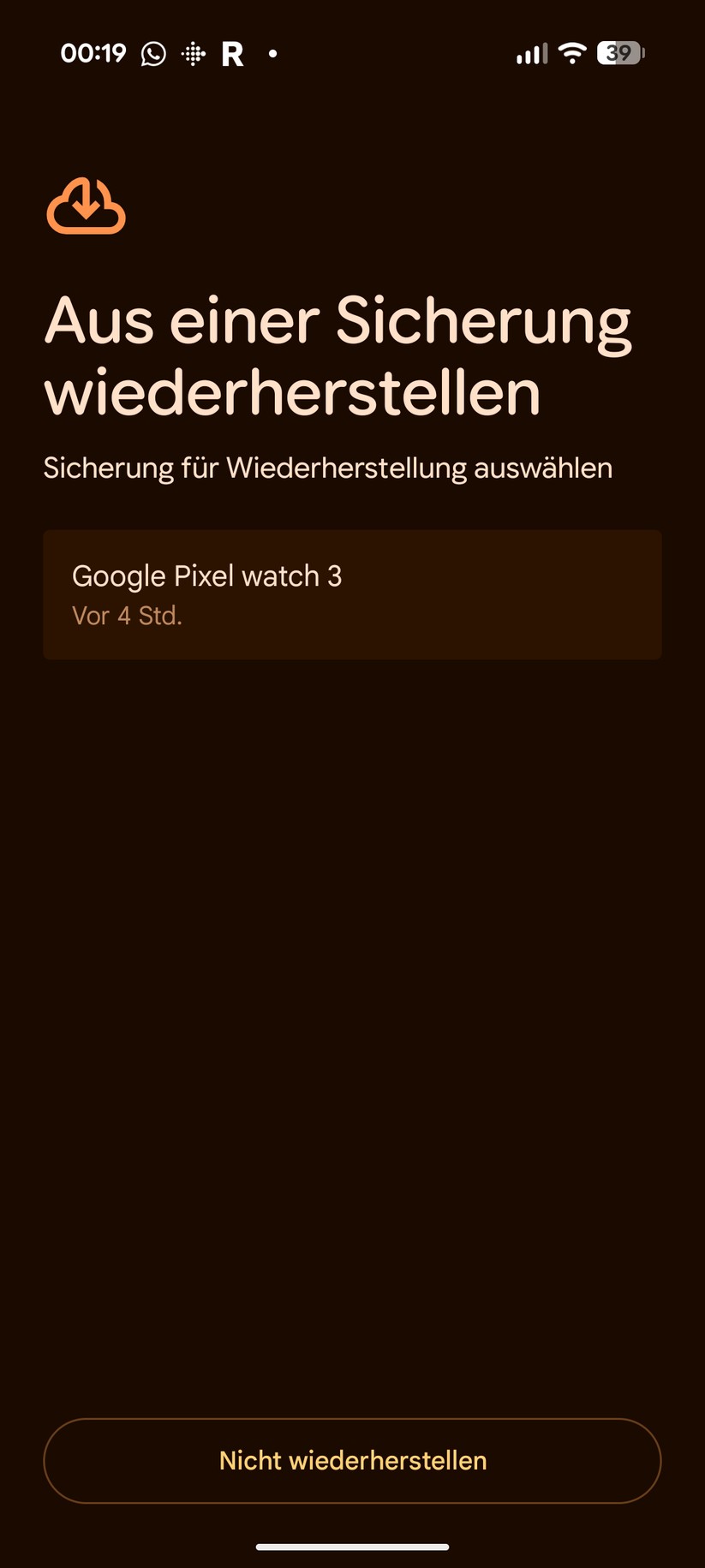 Google Pixel Watch 4 – App