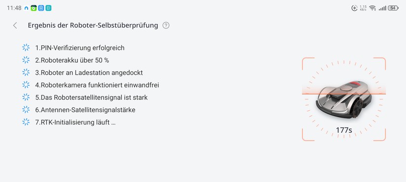  Inbetriebnahme und Kartierung